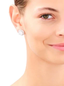 Kolczyki srebrne z cyrkoniami