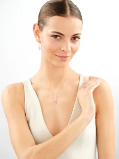 Kolczyki srebrne z cyrkoniami