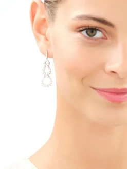 Kolczyki srebrne z cyrkoniami