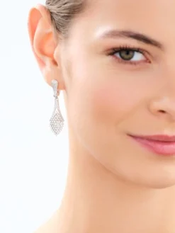 Kolczyki srebrne z cyrkoniami