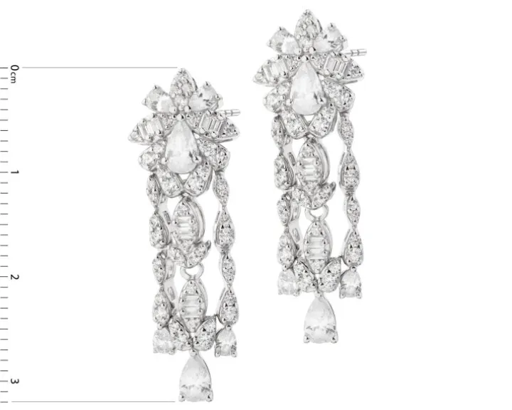 Kolczyki srebrne z cyrkoniami