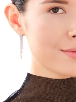 Kolczyki srebrne z cyrkoniami