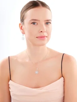 Kolczyki srebrne z cyrkoniami