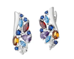 Kolczyki srebrne z cyrkoniami