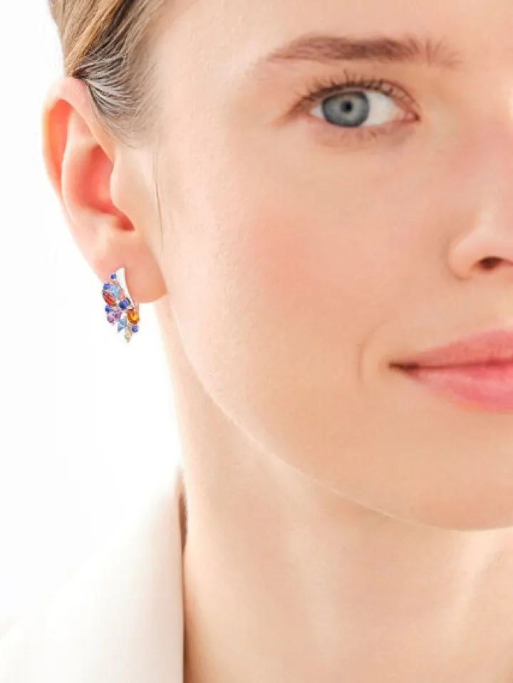 Kolczyki srebrne z cyrkoniami