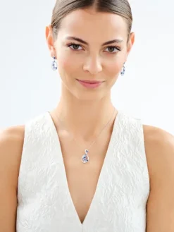 Kolczyki srebrne z cyrkoniami