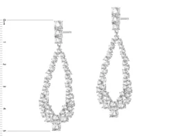 Kolczyki srebrne z cyrkoniami