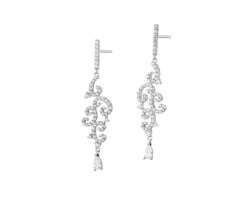 Kolczyki srebrne z cyrkoniami