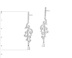 Kolczyki srebrne z cyrkoniami