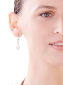 Kolczyki srebrne z cyrkoniami