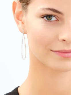 Kolczyki srebrne z cyrkoniami