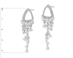 Kolczyki srebrne z cyrkoniami