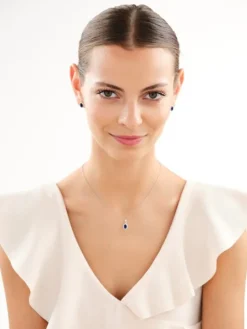 Kolczyki srebrne z cyrkoniami