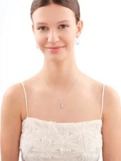 Kolczyki srebrne z cyrkoniami