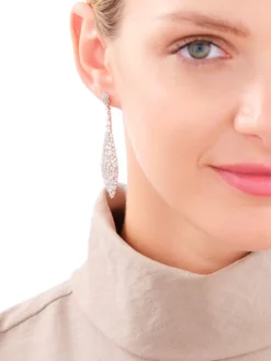 Kolczyki srebrne z cyrkoniami