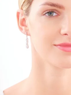 Kolczyki srebrne z cyrkoniami