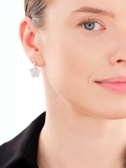 Kolczyki srebrne z cyrkoniami