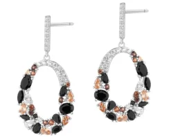 Kolczyki srebrne z cyrkoniami