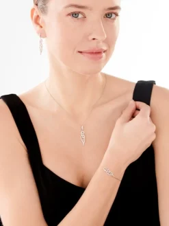 Kolczyki srebrne z cyrkoniami