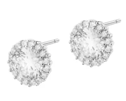 Kolczyki srebrne z cyrkoniami