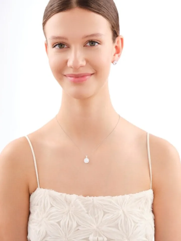 Kolczyki srebrne z cyrkoniami