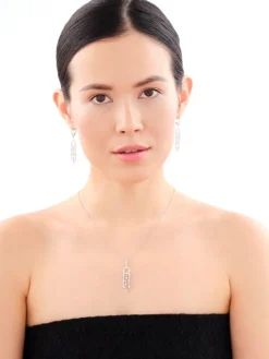 Kolczyki srebrne z cyrkoniami