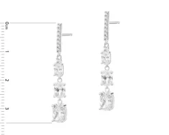 kolczyki srebrne z cyrkoniami