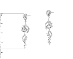 Kolczyki srebrne z cyrkoniami