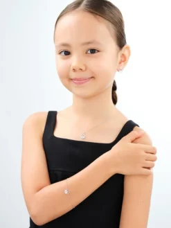 Kolczyki srebrne z cyrkoniami - Harry Potter, zamek Hogwart, Warner Bros. Discovery