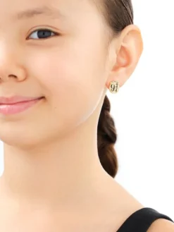 Kolczyki srebrne z cyrkoniami i emalią - Harry Potter, peron 9 i ¾, Warner Bros. Discovery