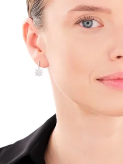 Kolczyki srebrne z cyrkoniami