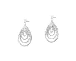 Kolczyki srebrne z cyrkoniami