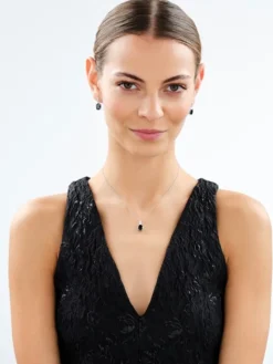 Kolczyki srebrne z cyrkoniami