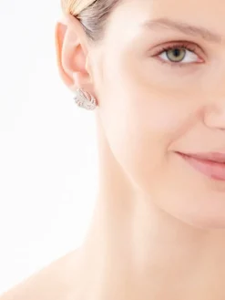 Kolczyki srebrne z cyrkoniami