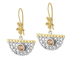 Kolczyki srebrne z cyrkoniami