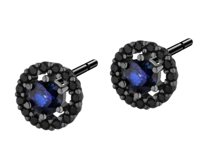 Kolczyki srebrne z cyrkoniami