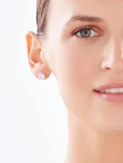 Kolczyki srebrne z cyrkoniami