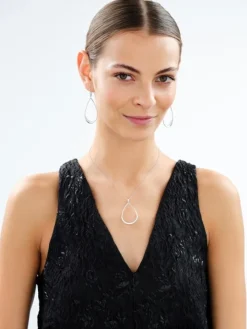 Kolczyki srebrne z cyrkoniami