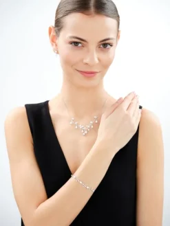 Kolczyki srebrne z cyrkoniami