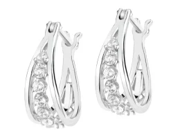 Kolczyki srebrne z cyrkoniami