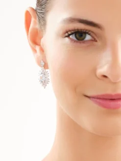 Kolczyki srebrne z cyrkoniami