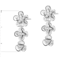 Kolczyki srebrne z cyrkoniami