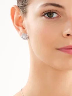 Kolczyki srebrne z cyrkoniami