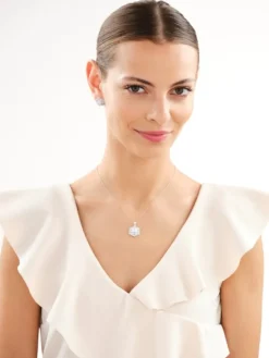 Kolczyki srebrne z cyrkoniami