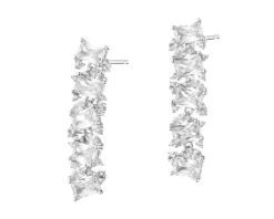 Kolczyki srebrne z cyrkoniami