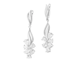 Kolczyki srebrne z cyrkoniami