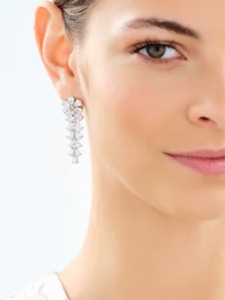 Kolczyki srebrne z cyrkoniami