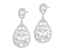 Kolczyki srebrne z cyrkoniami