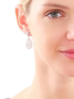 Kolczyki srebrne z cyrkoniami