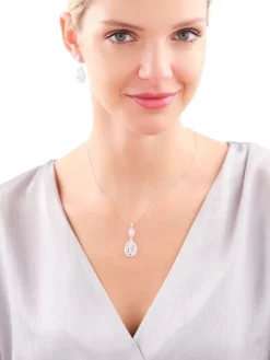 Kolczyki srebrne z cyrkoniami